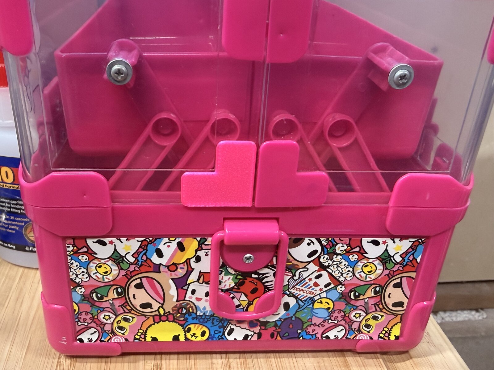 Final piece glued onto the case